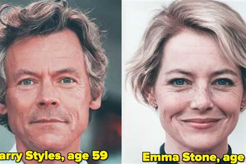 A Digital Artist Used AI To Show Us What Celebrities Might Look Like Decades From Now, And It's..