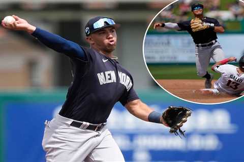 Oswald Peraza, Anthony Volpe give Yankees potential look at future infield duo