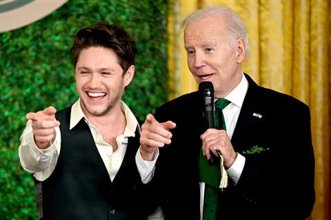 Niall Horan Hangs Out With President Joe Biden at the White House for St. Patrick’s Day