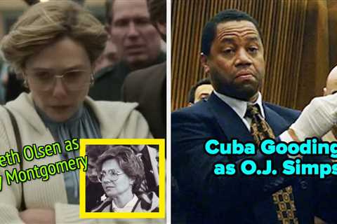 25 Famous Actors Next To The Actual Criminals They Played In Movies And TV Shows