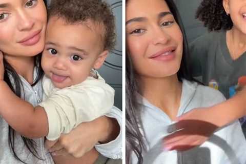 Kylie Jenner's Kids Stormi and Aire Crash Mom's Latest TikTok Video