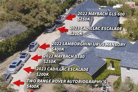 Kim Kardashian's Fleet Of Luxury Cars At Hidden Hills Mansion, Worth Over $2M