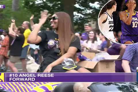 Angel Reese brought John Cena hand gesture to LSU championship parade