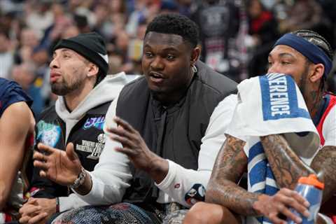 Zion Williamson ‘unlikely’ to be available for Pelicans’ play-in games