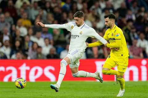 Real Madrid’s Federico Valverde punches Villarreal’s Alex Baena over alleged insult about unborn..