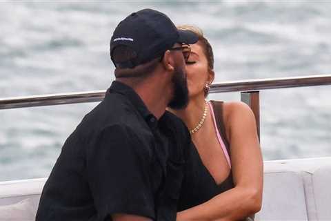 Larsa Pippen, Marcus Jordan Share Kisses During Cozy Boat Trip