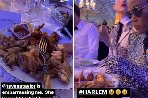 Teyana Taylor Brings Chick-Fil-A to Met Gala, Usher and Pusha T Disapprove