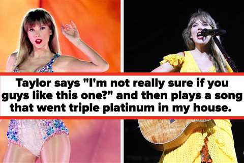 Taylor Swift's Surprise Songs On The Eras Tour Have Led To Some Great Jokes, So Here Are 29 Of The..