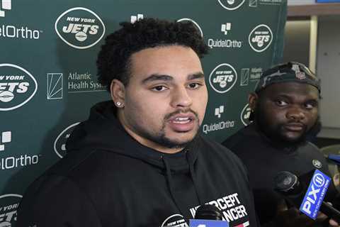 Alijah Vera-Tucker’s optimism about return comes with deeper Jets insight