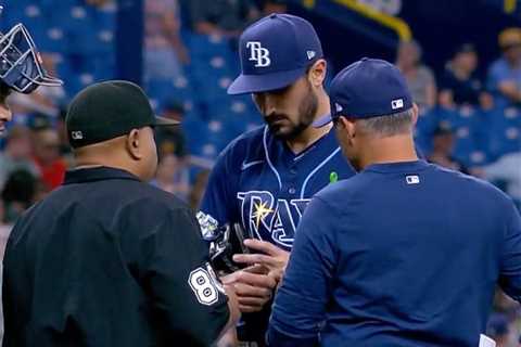 ‘On-edge’ umps nearly eject Rays’ Zach Eflin over wedding ring