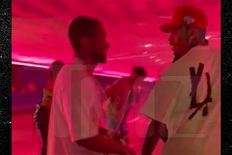 Chris Brown Seen Arguing with Usher on Video Amid Reports of Fight