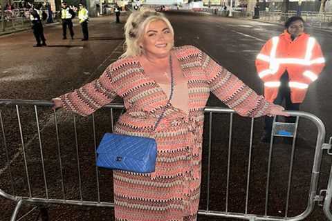 Gemma Collins join royal fans at Buckingham Palace as she makes painful admission