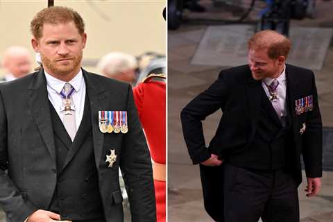 ‘Cocky’ Prince Harry is defiant and ‘without shame’ as he walks into coronation alone, says body..