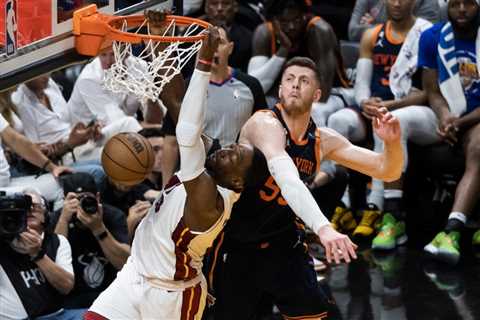 Bam Adebayo single-handedly shutting down Knicks’ centers