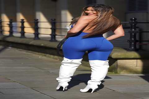 Chloe Ferry shows off her bum in very revealing skintight catsuit