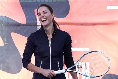 Prince William & Kate hooked on padel tennis & play fiercely competitive matches with pals