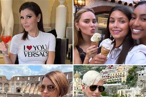 Celebs Vacaying In Italy ... Ciao Bella!
