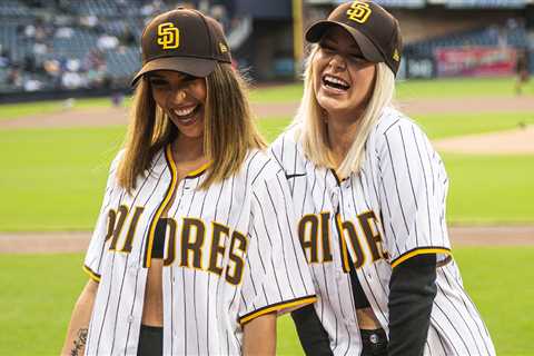 Ariana Madix, Scheana Shay Throw Out First Pitch for Padres Game