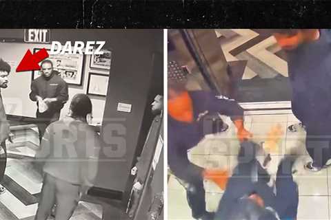 Stefon Diggs' Bro, Darez, Orchestrates Attack On Man In Elevator, Video Shows