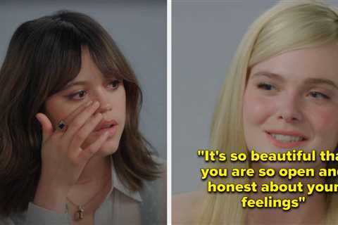 Jenna Ortega Started To Cry While Talking To Elle Fanning About Having People “Prey On” And “Twist” ..