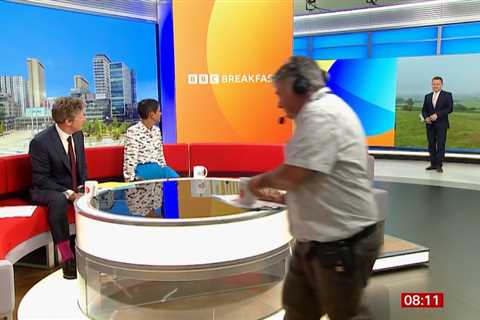 BBC Breakfast blunder as fans spot rogue tea run in middle of weather report – swiping ‘so that’s..