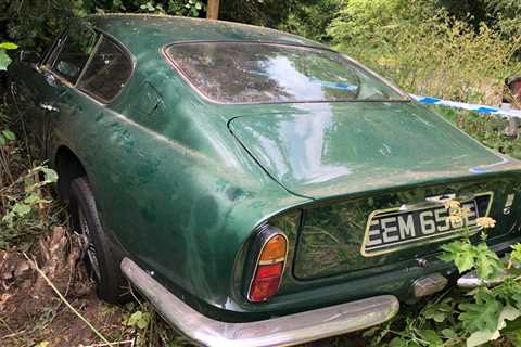 Horror for driver after smashing £500k Aston Martin DB6 loved by King Charles into back garden