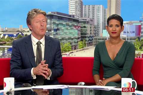 Naga Munchetty wows BBC Breakfast viewers in stylish plunging dress