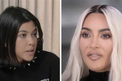 Kim And Kourtney Kardashian Finally Confronted Each Other About Their Incredibly Messy Feud After..