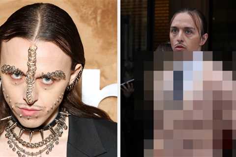 Rapper Tommy Cash's Naked Muscle Suit At Paris Fashion Week Has To Be Seen To Be Believed