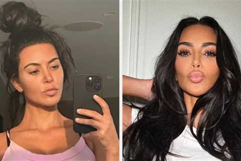 Kim Kardashian Has Been Accused Of Fabricating A Spooky Shadow In Her Latest Instagram Photo As An..