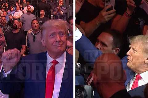 Donald Trump Behind The Scenes At UFC 290 W/ Dana, Izzy, Maxx Crosby