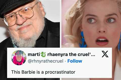 George R.R. Martin Went To See “Barbie” With His Wife, And It’s Sooo Cute, But People Are Also..