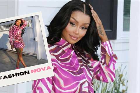 Blac Chyna Wore a Modern Pink Zebra Print Fashion Nova Coordinate Set in Los Angeles