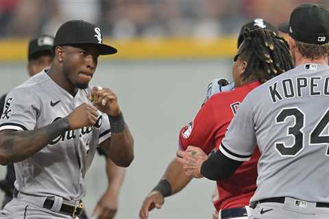 Chicago White Sox And Cleveland Guardians Get Into Bench Clearing Fight