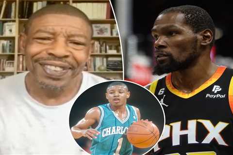 Muggsy Bogues chirps Kevin Durant for wild rebounding stat: ‘Needs to get in there’