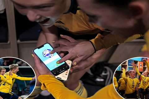 Sweden players zoom in on phone to see stunning goal that beat USWNT: ‘Loss for words’