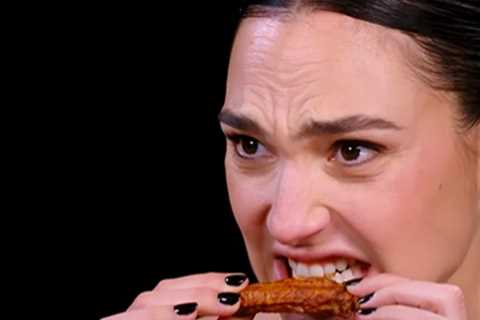 Gal Gadot Spits Before Going 'Non-Verbal' After Eating Spicy Wings on Hot Ones