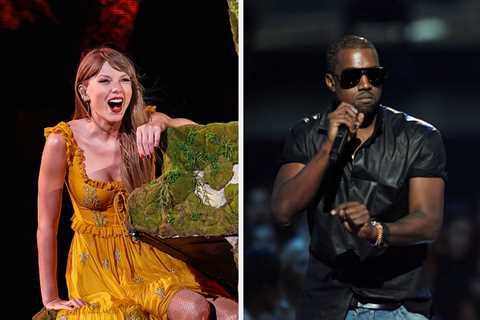 Taylor Swift Couldn't Resist Making A Cheeky Reference To Kanye West As Fans Interrupted Her Speech ..