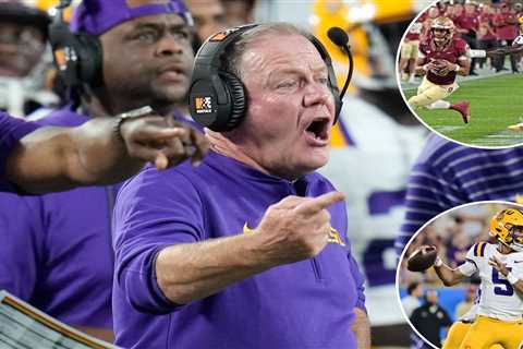 Brian Kelly’s win guarantee backfires amid LSU collapse: ‘Total failure’