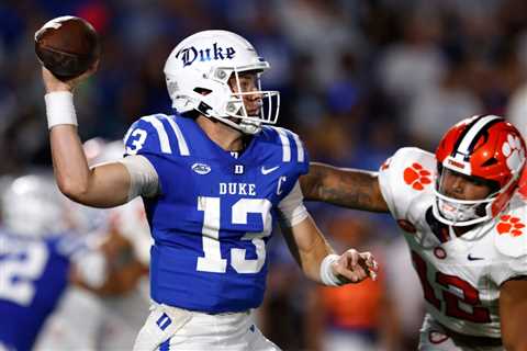 Duke QB Riley Leonard begs for homework extension after beating Clemson