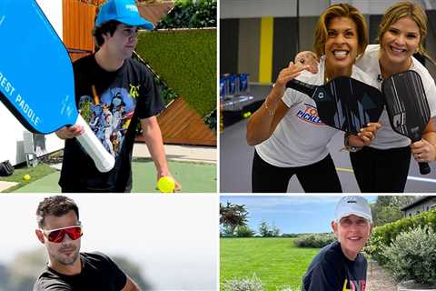 Celebs Playing Pickleball ... Just Dill With It!
