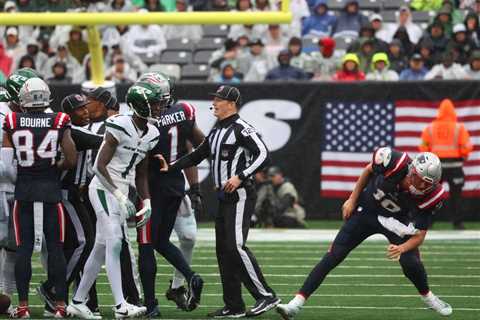 Patriots’ Mac Jones not fined after alleged ‘private parts’ hit on Jets’ Sauce Gardner