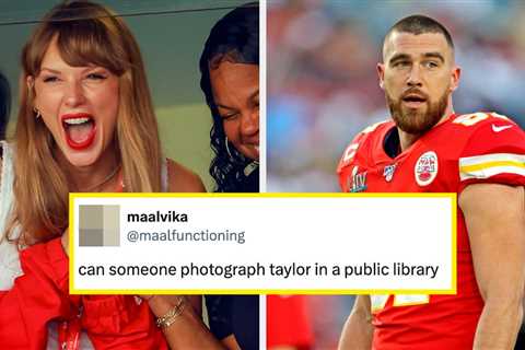 Taylor Swift Reportedly Caused An Increase In Travis Kelce Jersey Sales, So People Want Her To Help ..