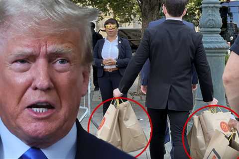 Donald Trump Gets McDonald's Delivered To Court During Civil Fraud Trial