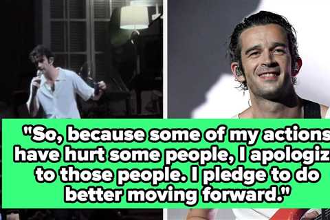 Matty Healy Apologized Onstage For His Recent Controversies And Pledged To Do Better