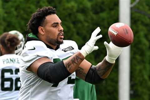 Alijah Vera-Tucker’s calf injury a Jets ‘concern’ after early exit