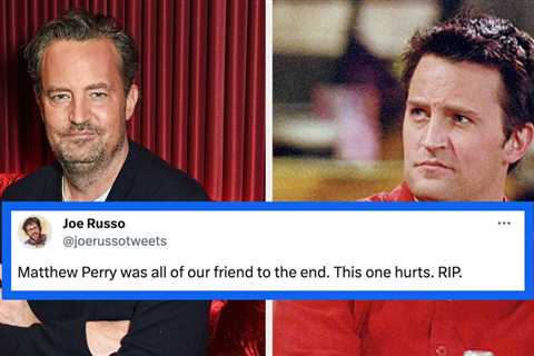 Friends Fans Are Remembering Matthew Perry By Sharing How Much Chandler Bing Meant To Them, And..