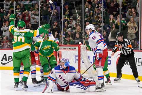 Rangers’ six-game winning streak snapped with shootout loss to Wild