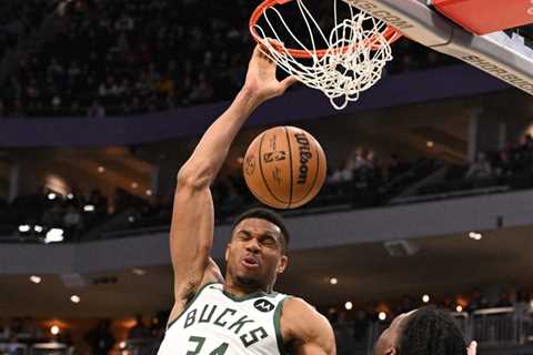 Giannis Antetokounmpo gets ejected after dunk celebration, then tries to sit courtside