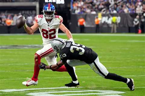 Giants’ Daniel Bellinger increasing production with Darren Waller sidelined